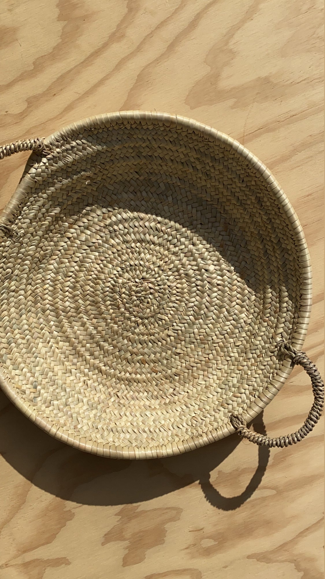Handmade Straw Woven Plates
