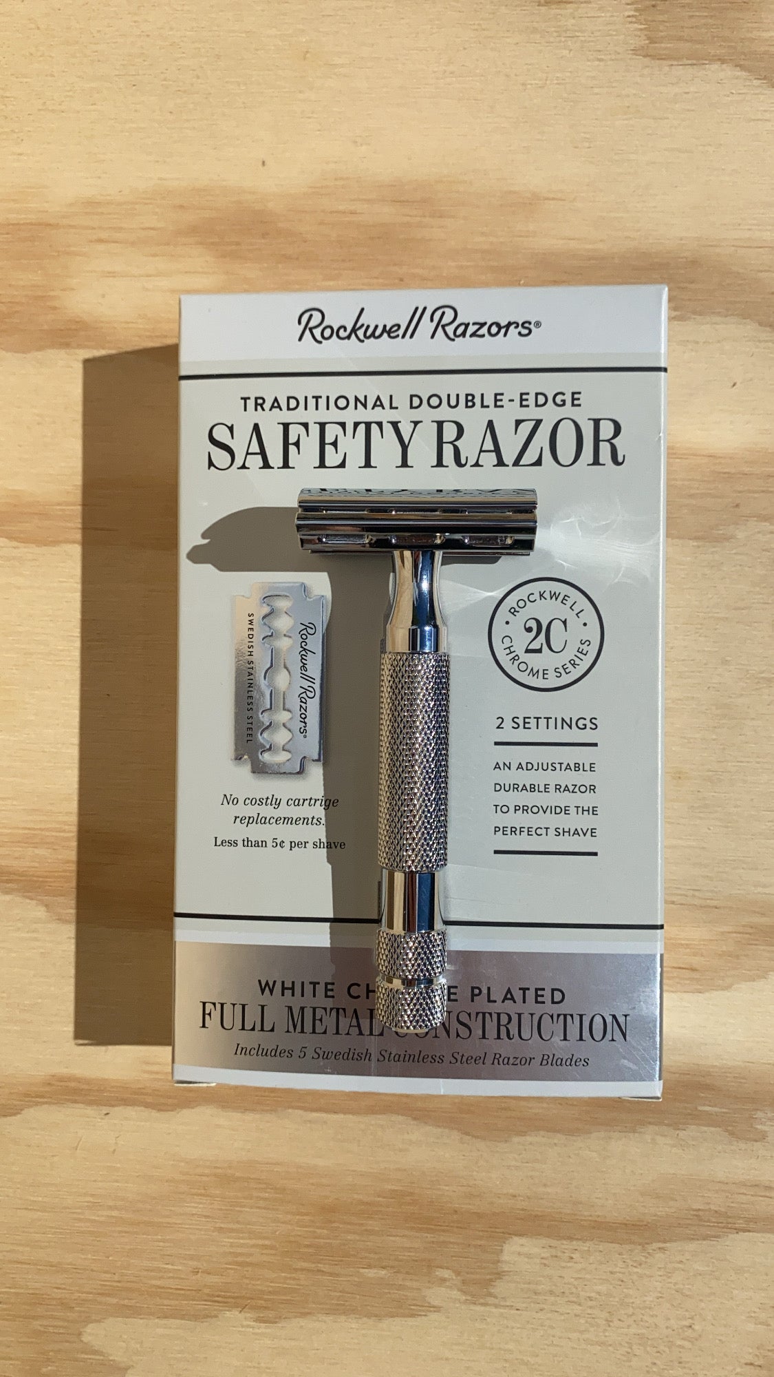 Razor Standar Standard Steel Safety Razor – Harlowe Green