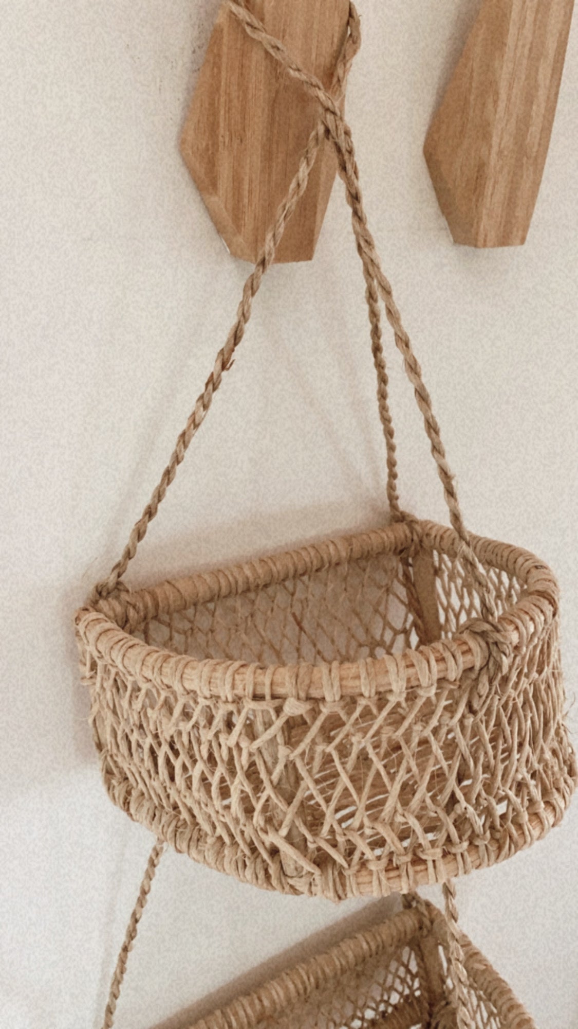 Crescent Hanging Basket