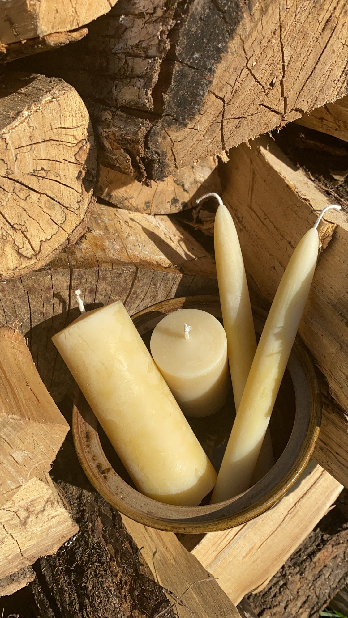 Local Beeswax Candles | variety